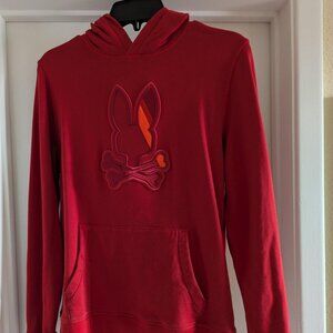 Psycho Bunny red hoodie